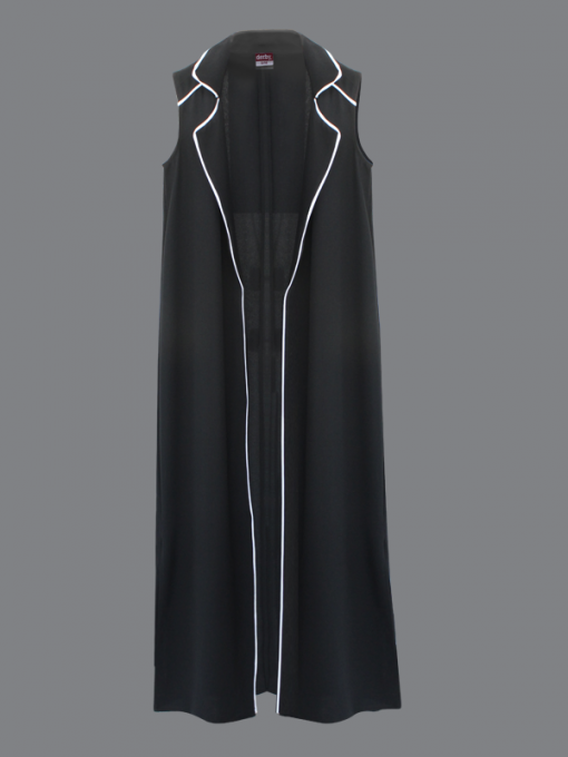Extra Long Open Cardigan - Chiffon