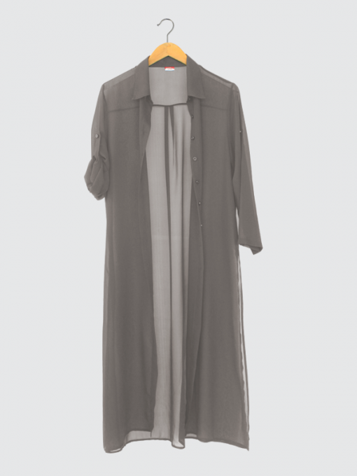 Long Chiffon Shirt - Image 3