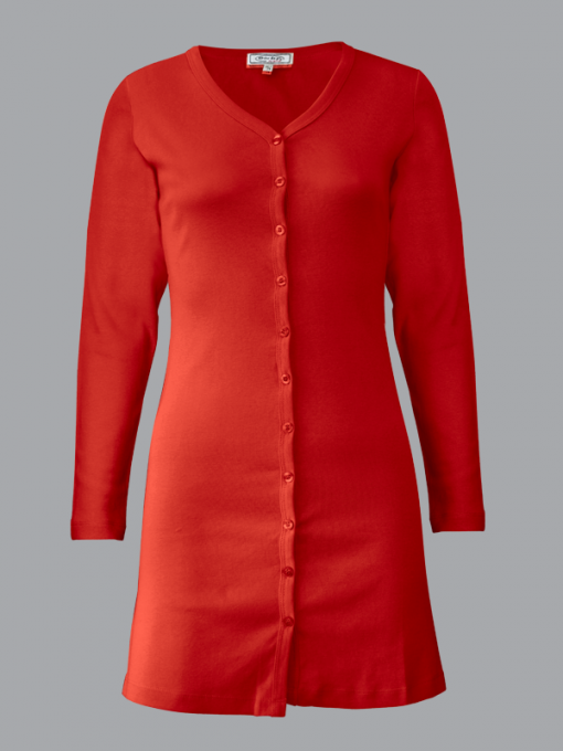 Long Cardigan - Cotton Jersey - Image 20