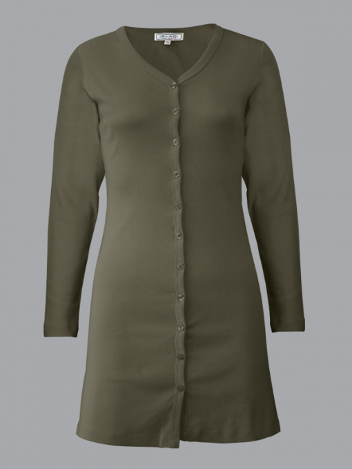 Long Cardigan - Cotton Jersey - Image 8