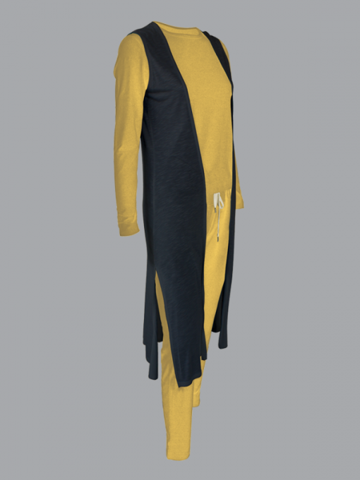 Open Front Sleeveless Cardigan - Rayon - Image 4