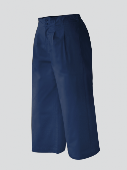 Wide Leg Bermuda - Cotton Stretch - Image 3