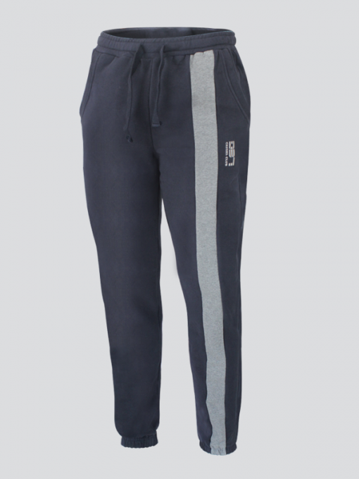 Training/Sweat Pants – Plain with Side Stripe and Drawstring - Spandex Fleece - Image 2