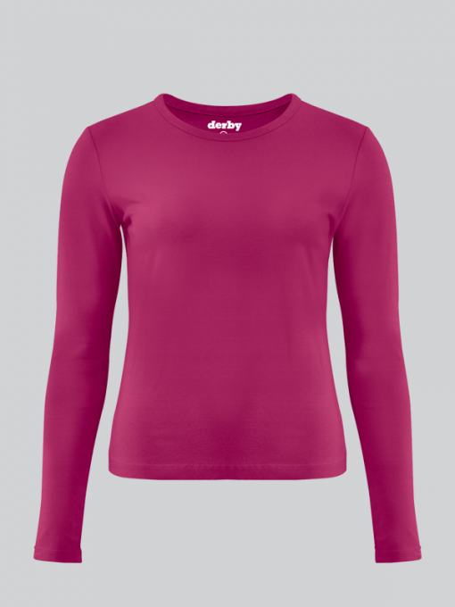 Long Sleeve (Body) T-Shirt - Cotton/Stretch Jersey - Image 18