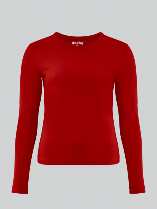 Long Sleeve (Body) T-Shirt - Cotton/Stretch Jersey - Image 17