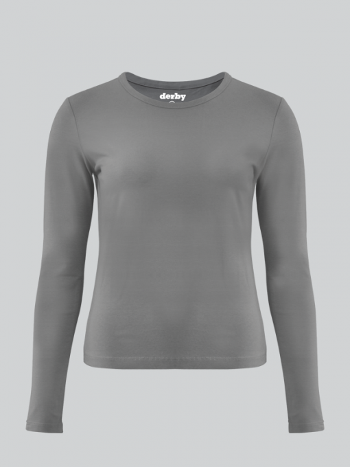 Long Sleeve (Body) T-Shirt - Cotton/Stretch Jersey - Image 14