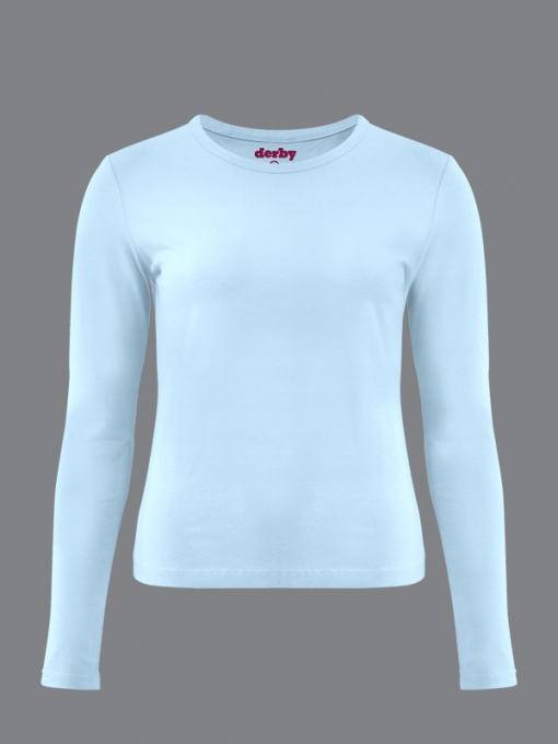 Long Sleeve (Body) T-Shirt - Cotton/Stretch Jersey - Image 11