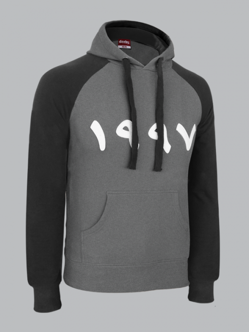Hooded Sweatshirt With Patch And Front Pockets - Stretch Fleece - Image 4
