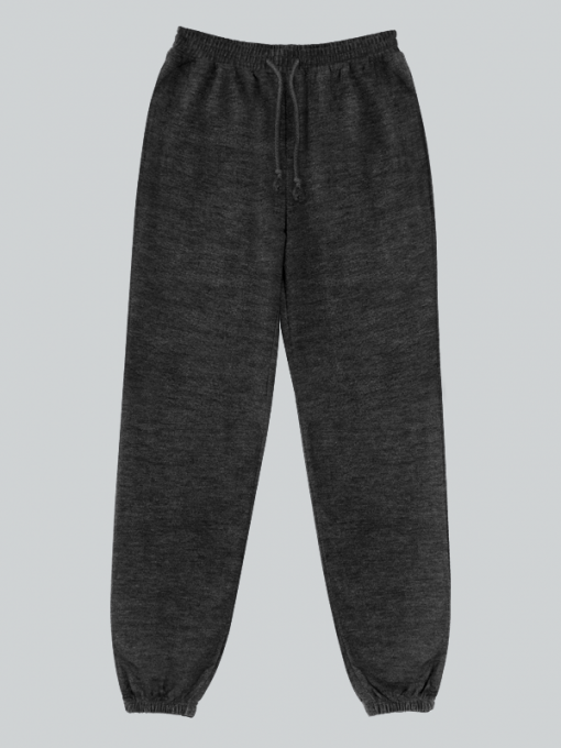 Training/Sweatpants - Elastic Waistband and Leg Bottom - Drawstring and Side Pockets - Terry Fleece - Image 4