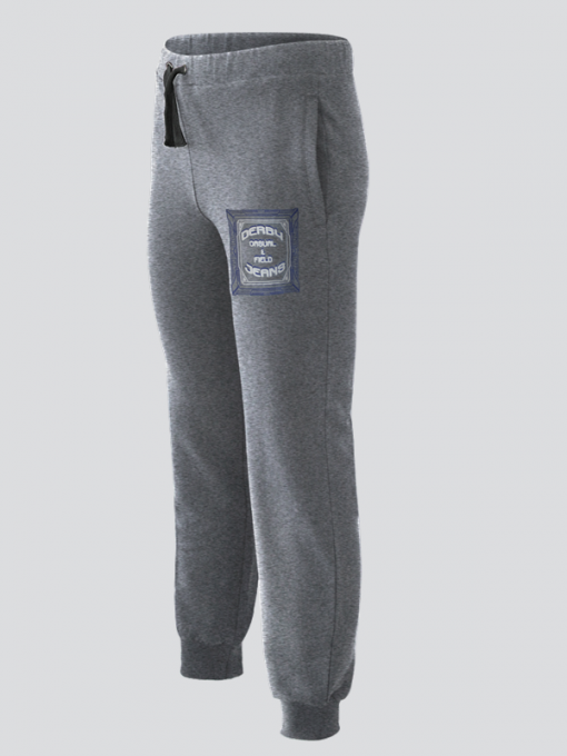 Training/Sweatpants With Logo– Elastic Waistband and Leg Bottom – Drawstring and Side Pockets – Cotton Spandex - Image 2