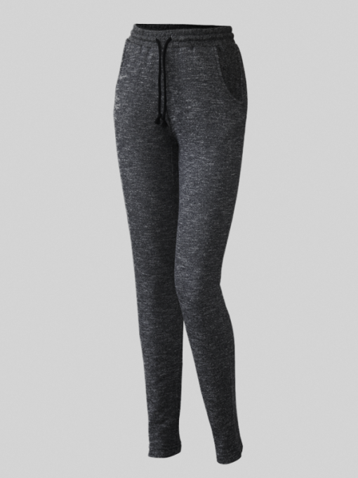Cotton Polyester Sweatpants With Elastic And Drawstring