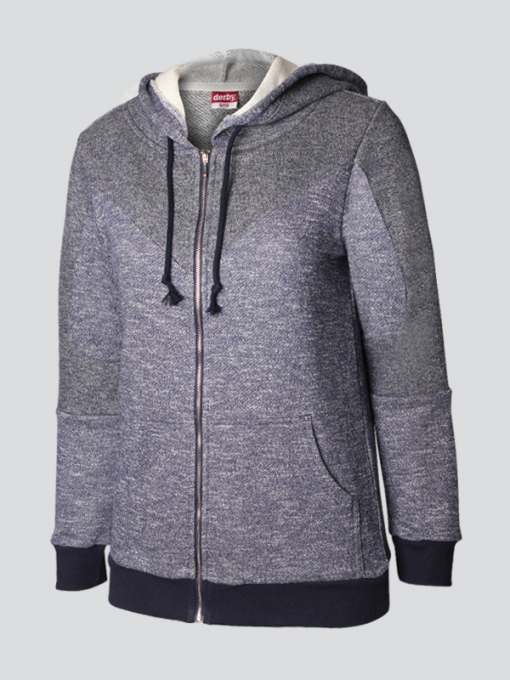 Hooded Cardigan With Zipper/Training Jacket