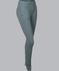 (English) Atleisure Pants With Elastic Waistband And Side Pockets
