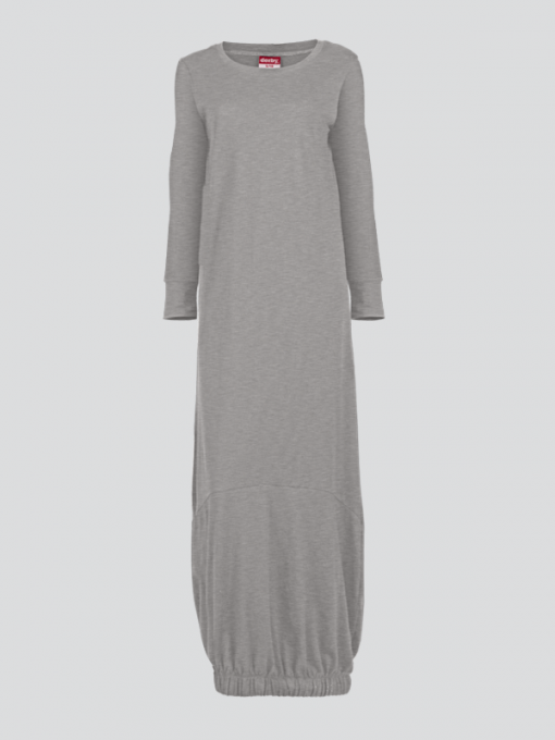 Extra Long Dress With Elastic Bottom - Image 2