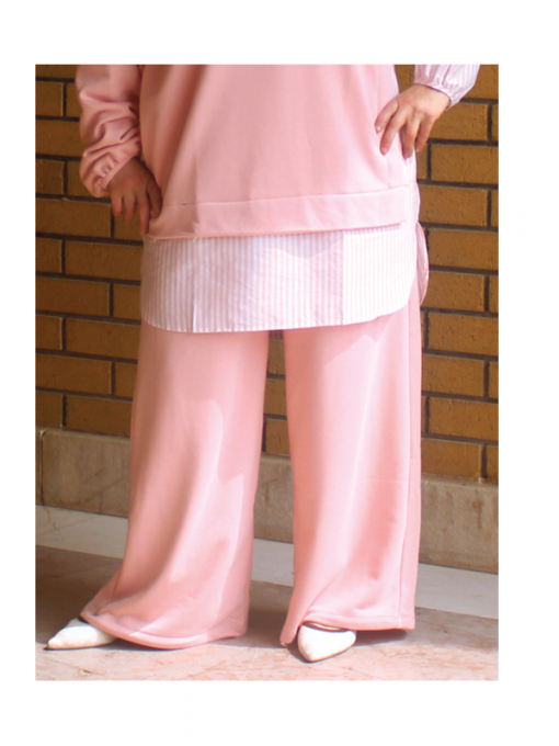 Wide leg Pants with 2 Side Pockets